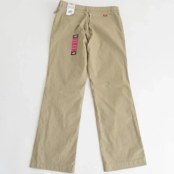 Dickies Beige Curvy Style Stretch Twill Pants Size 12R NWT - Picture 14 of 16